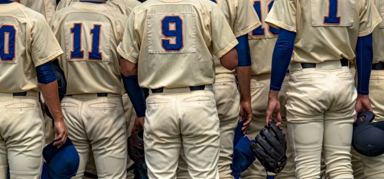 high school baseball team getting ready for a Pittsburgh matchup